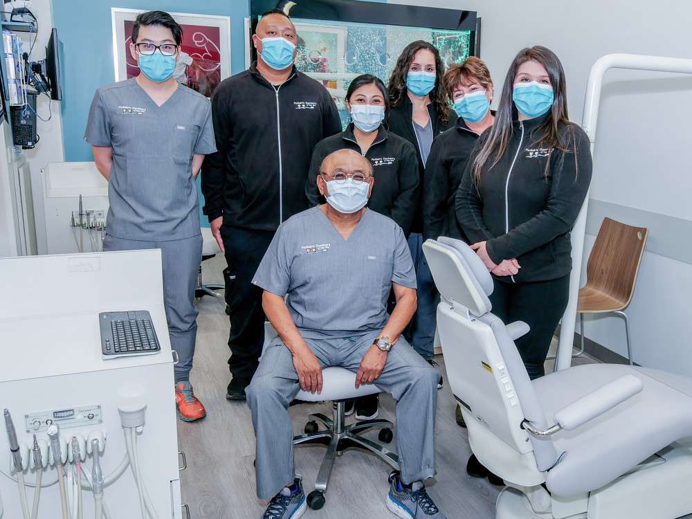 Group portrait of the practice team
